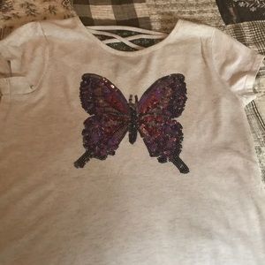 Childrens placer butterfly tee-shirt
